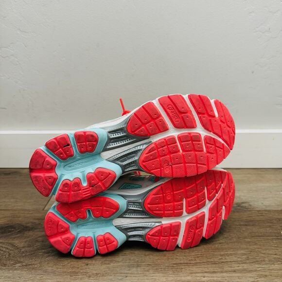 ASICS Gel Flux Running Shoe Blue And Orange Women’s Size 9 - Picture 8 of 11